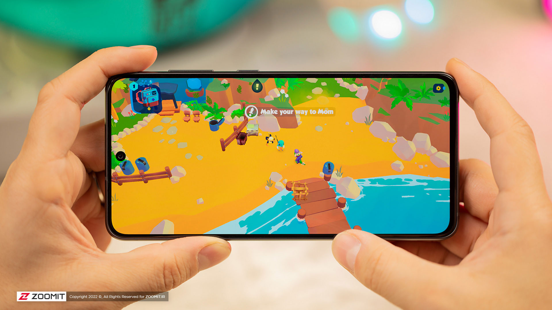گوشی Samsung Galaxy S21 FE در هنگام اجرای بازی