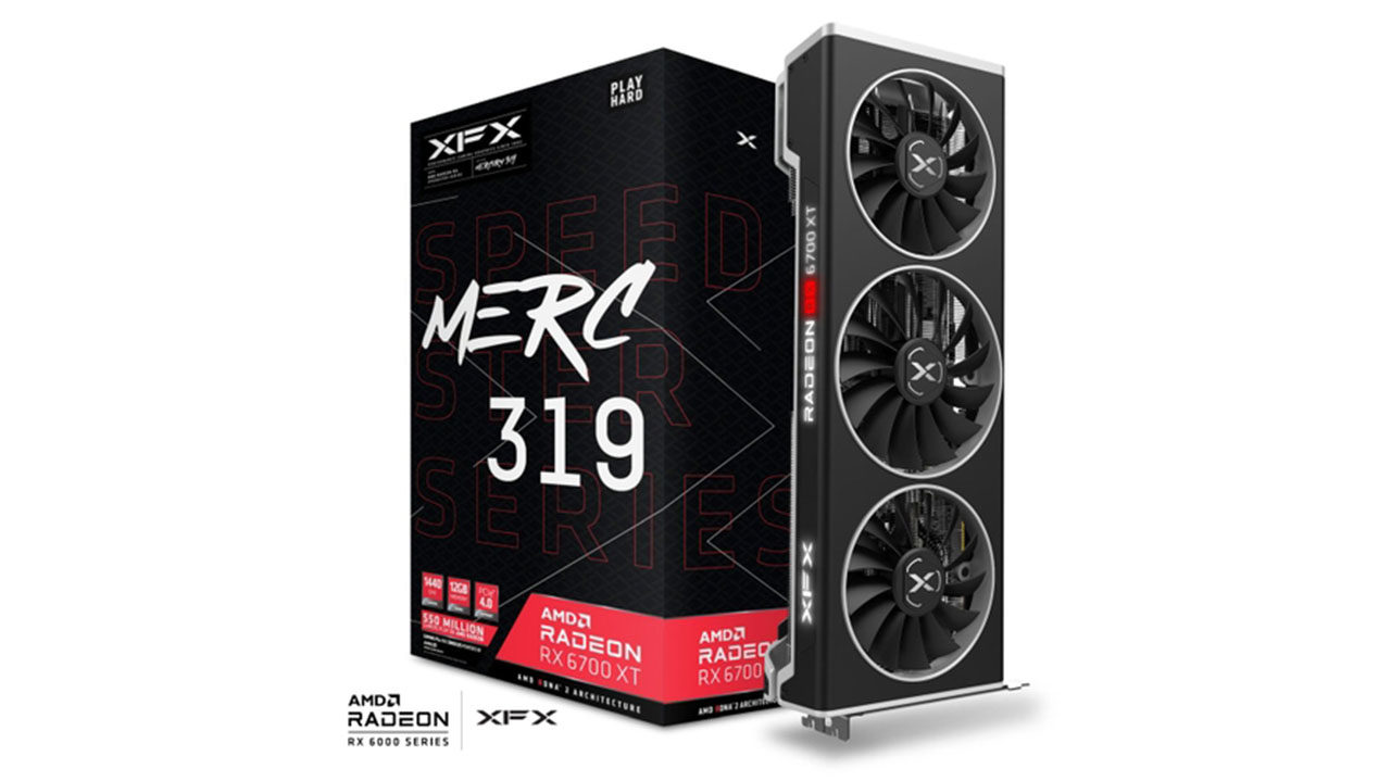 کارت گرافیک XFX MERC 319 AMD Radeon RX 6700 XT