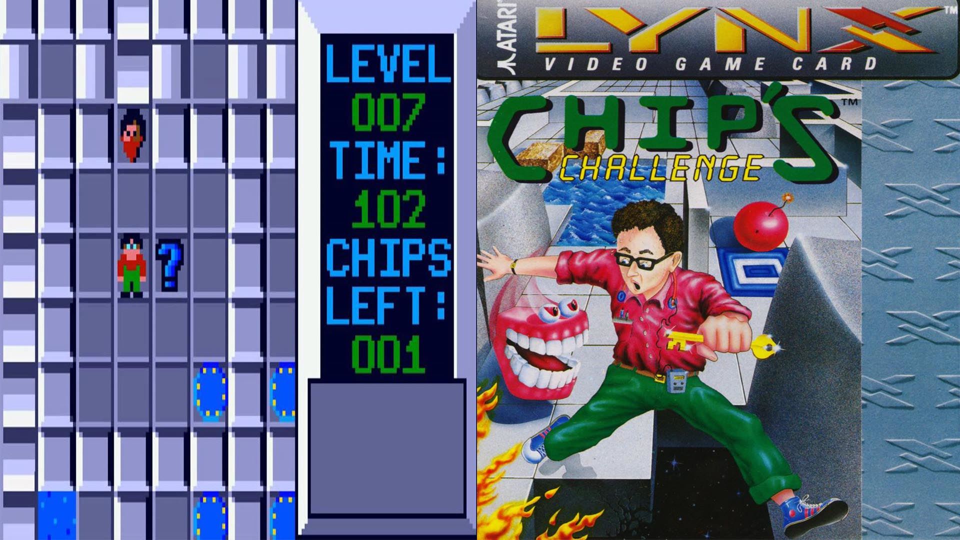 بازی Chip's Challenge و طرح جلد آن