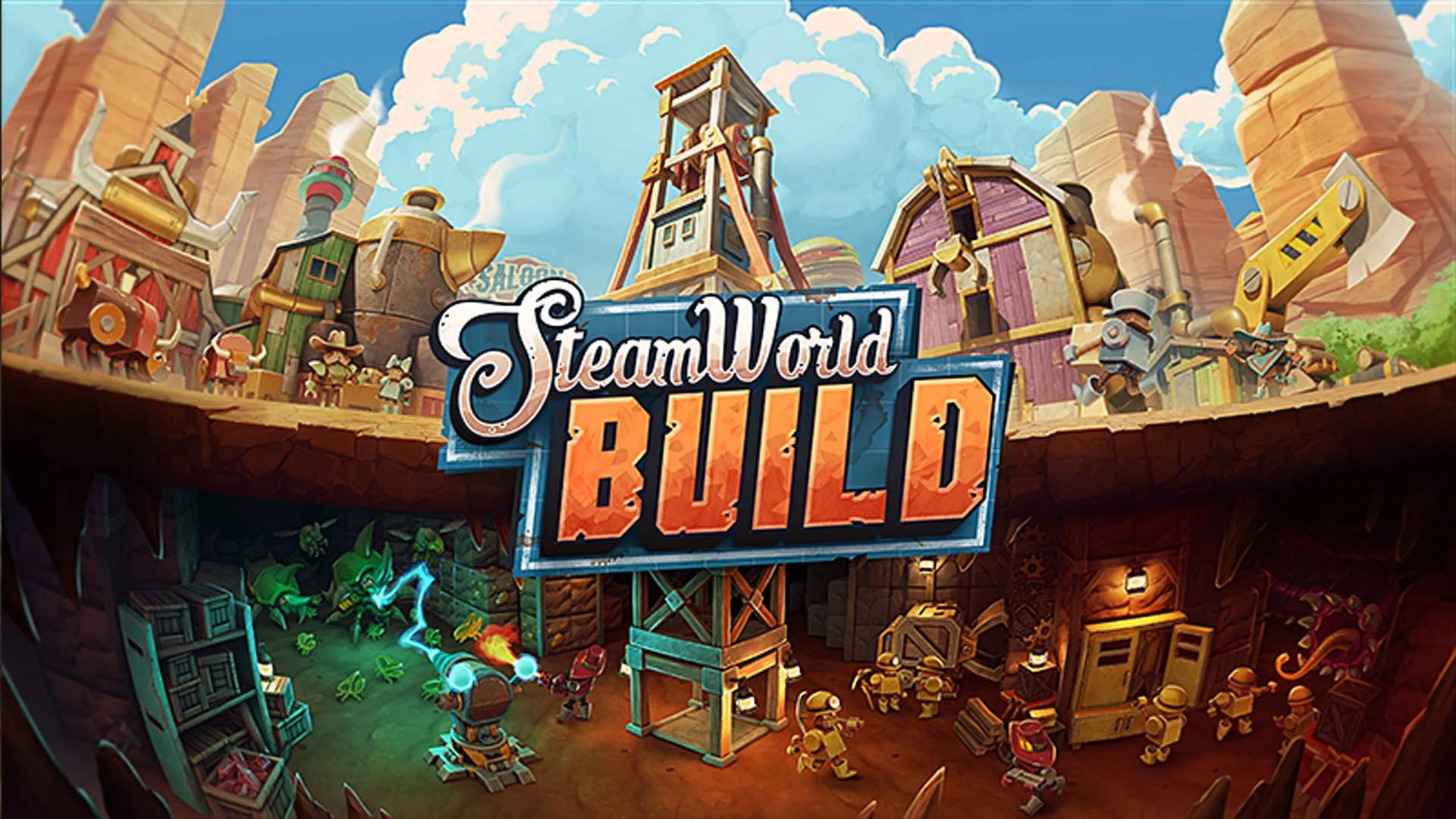 پوستر بازی SteamWorld Build