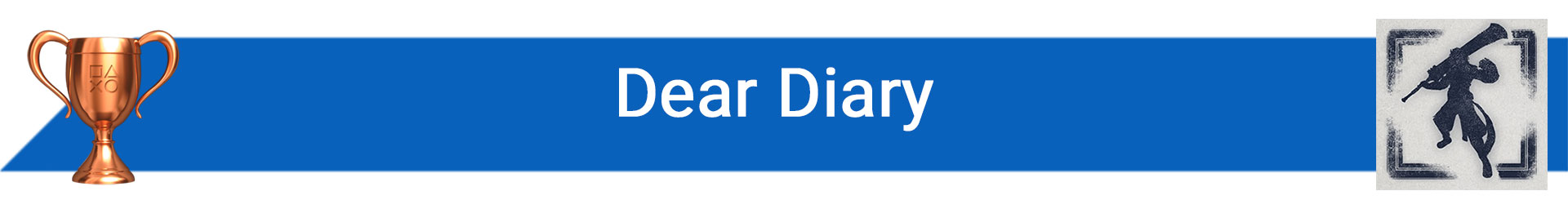 تروفی Dear Diary