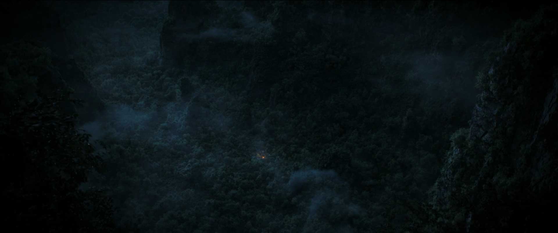 محیط تاریک جنگل در قسمت هشتم فصل اول سریال ارباب حلقه ها