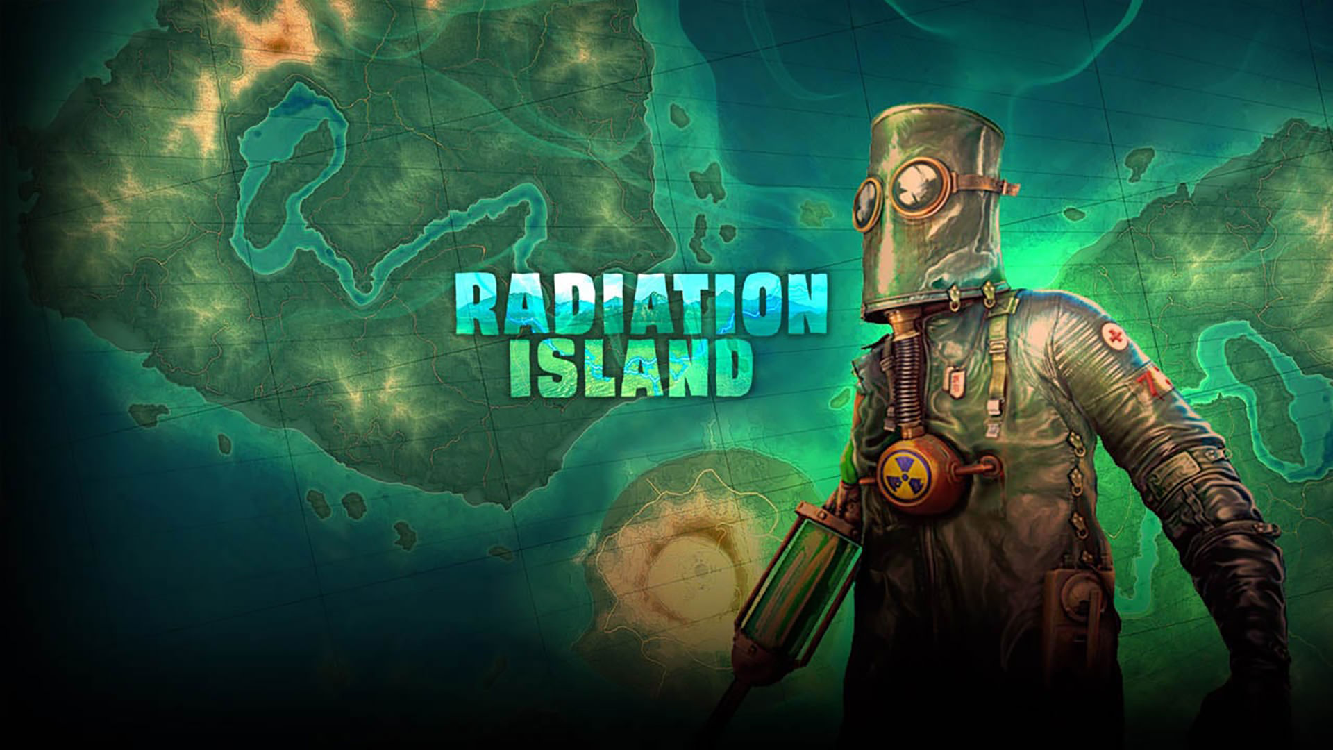 کاراکتر اصلی و نقشه‌ی بازی Radiation Island