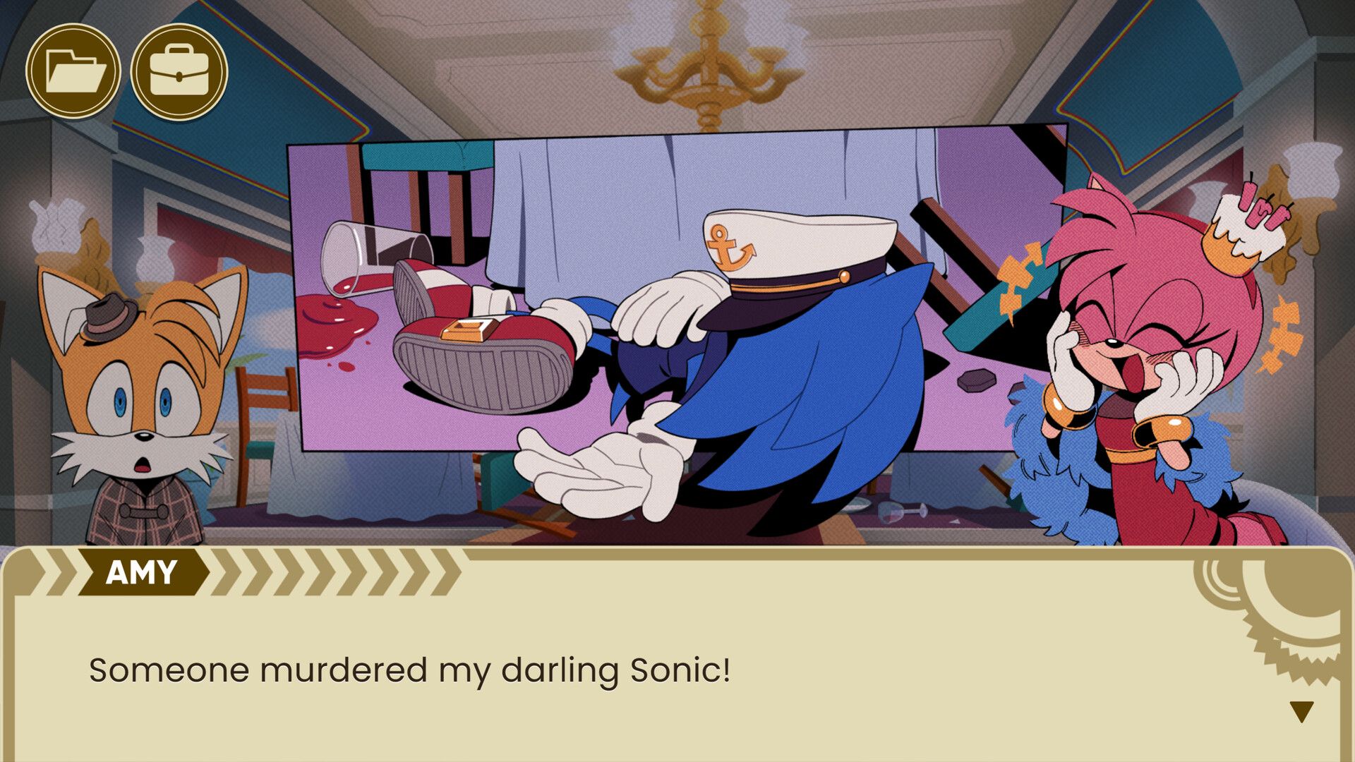 کشته شدن سونیک در بازی رازآود و معمایی The Murder of Sonic the Hedgehog