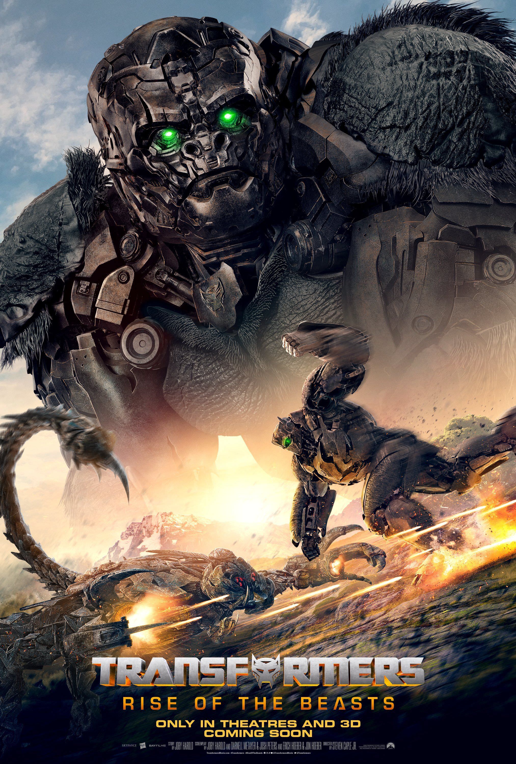 پوستر آپتیموس پریمال در فیلم Transformers: Rise of the Beasts