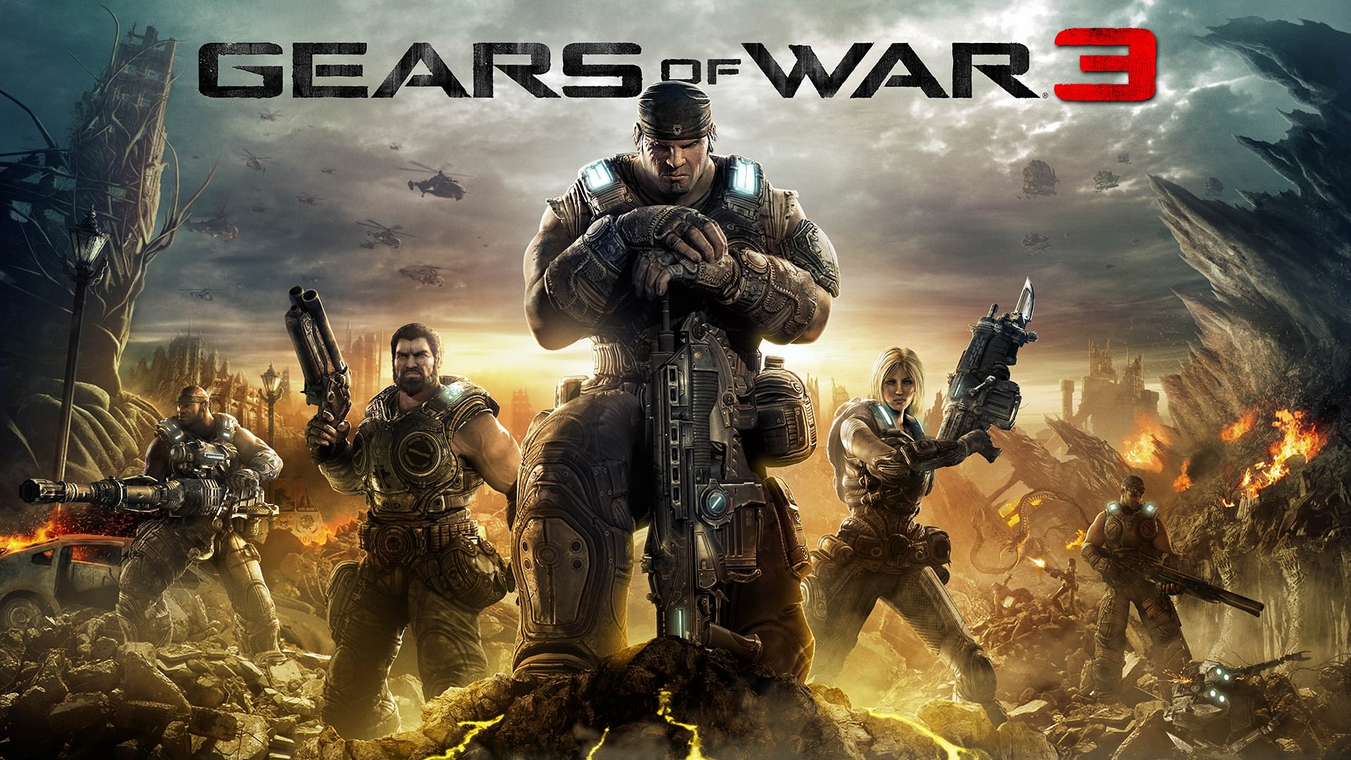 پوستر بازی Gears of War 3