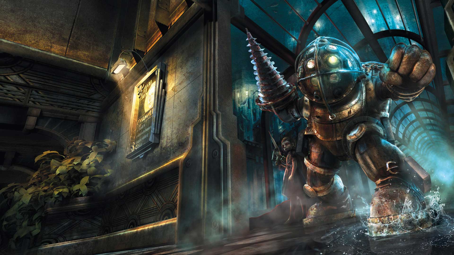 تصویر معروف بازی BioShock