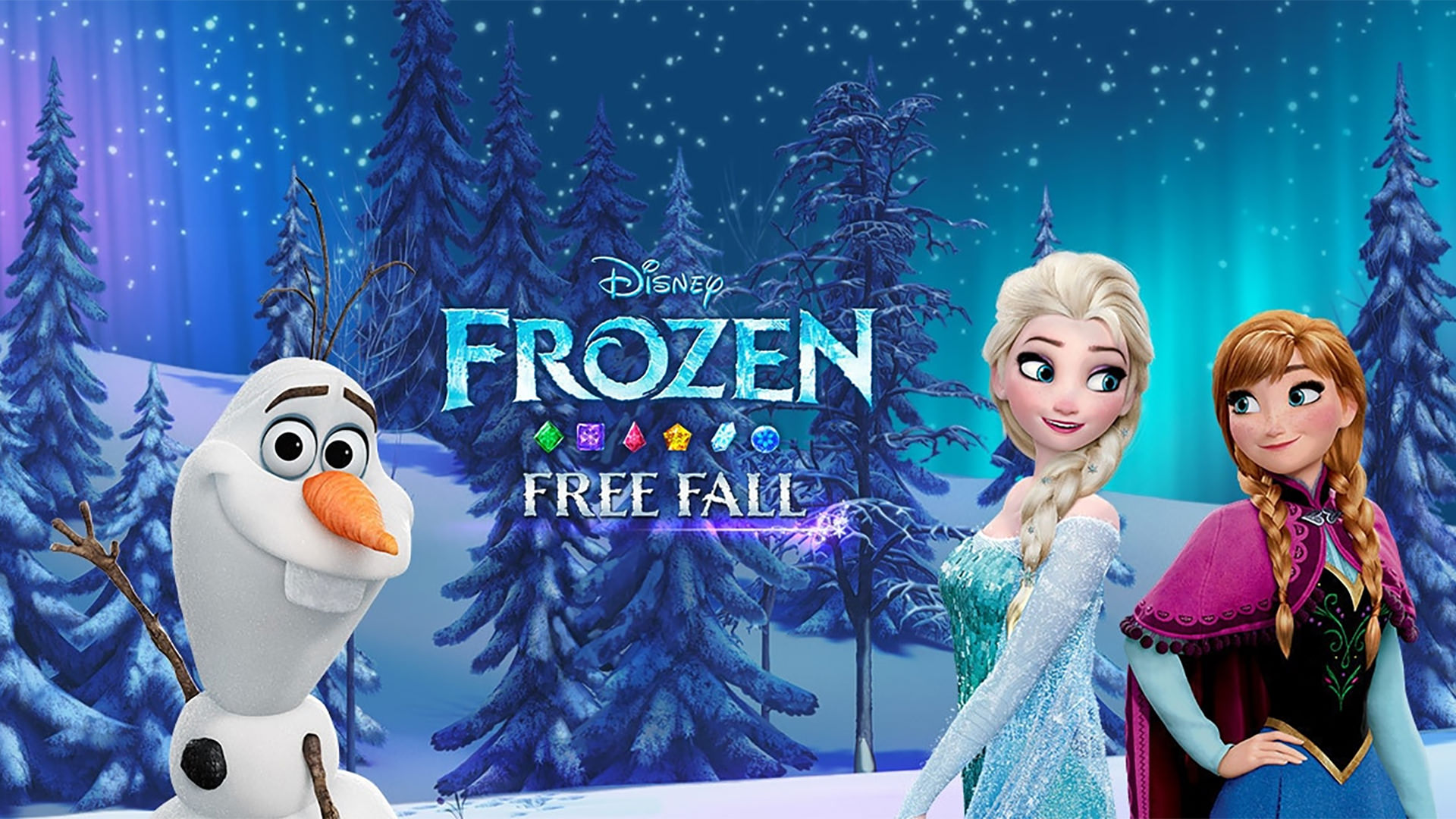 بازی اندروید Disney Frozen Free Fall Games