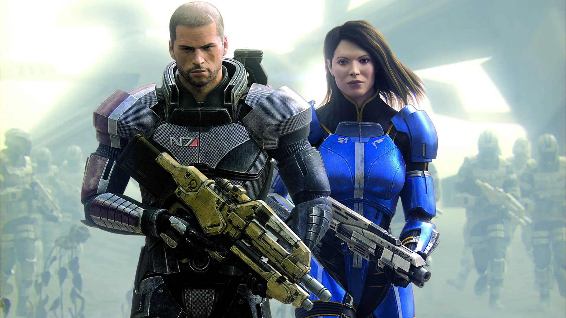 کاپیتان شپرد و یکی از شخصیت‌های اصلی بازی Mass Effect 3