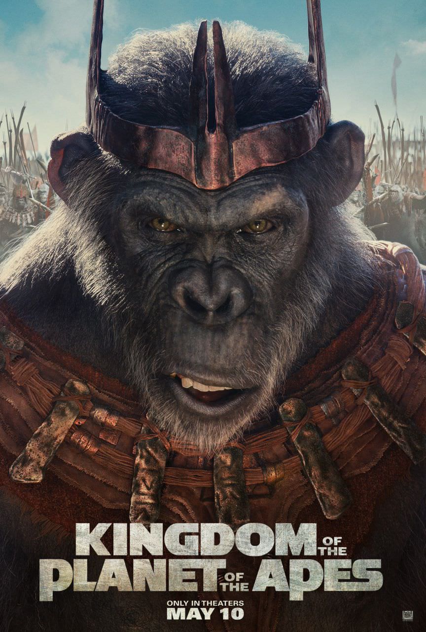 پوستر پروکسیموس سزار در فیلم Kingdom of the Planet of the Apes