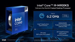 پردازنده Core i9-14900KS با قیمت ۶۸۹ دلار عرضه شد