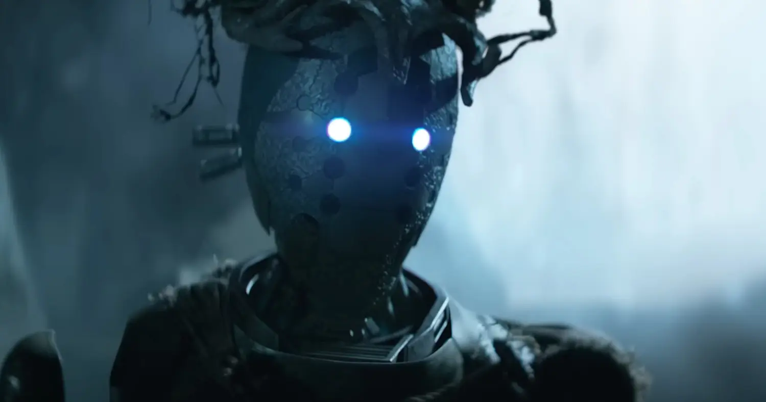 شخصیت ربات به صداپیشگی آنتونی هاپکینز در فیلم Rebel Moon Part 2: The Scargiver