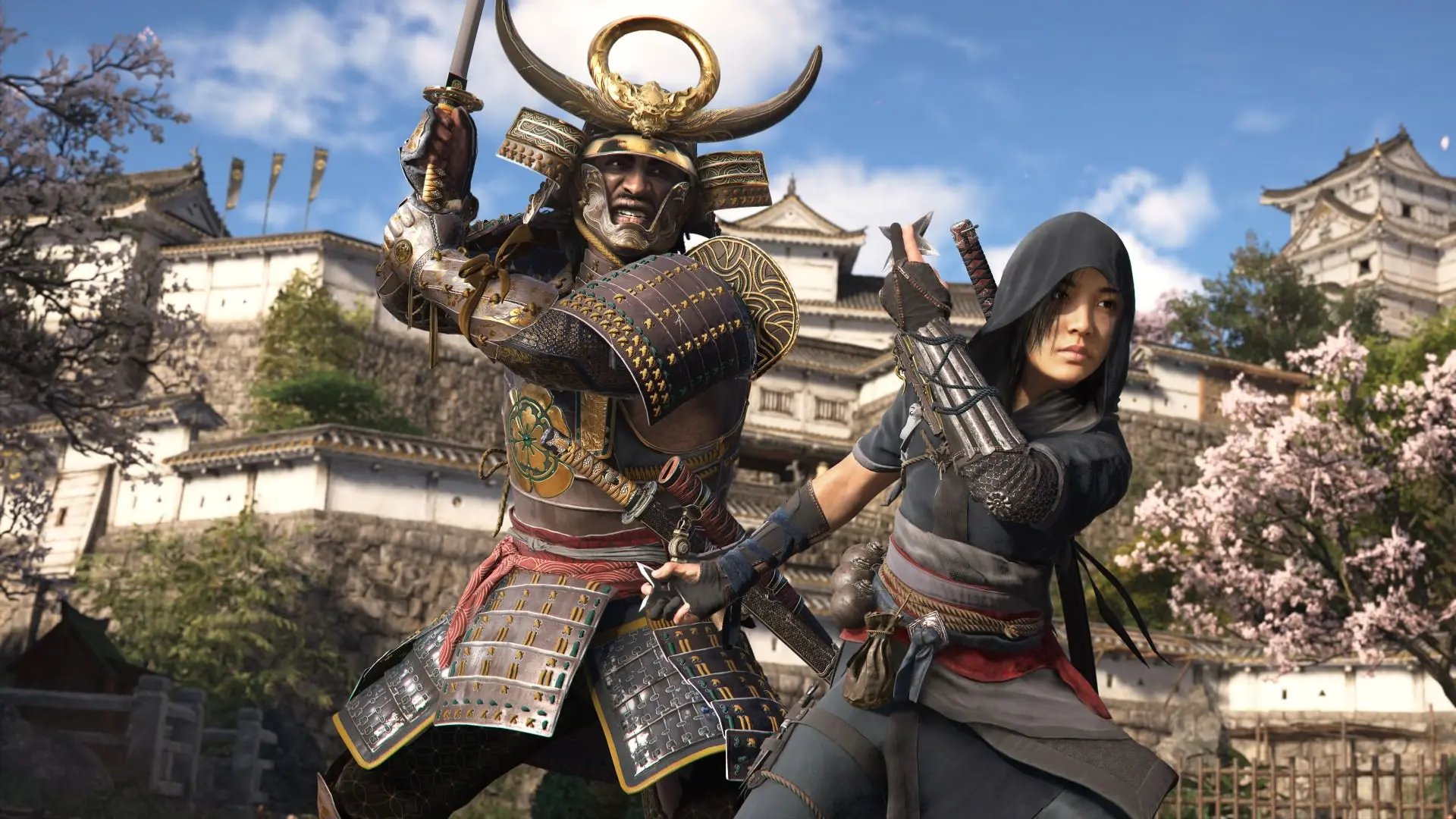 مبارزه شانه‌به‌شانه نائویی و یوسوکه در بازی Assassin’s Creed Shadows