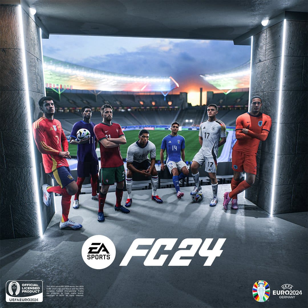 پوستر آپدیت یورو ۲۴ در بازی EA Sports FC 24